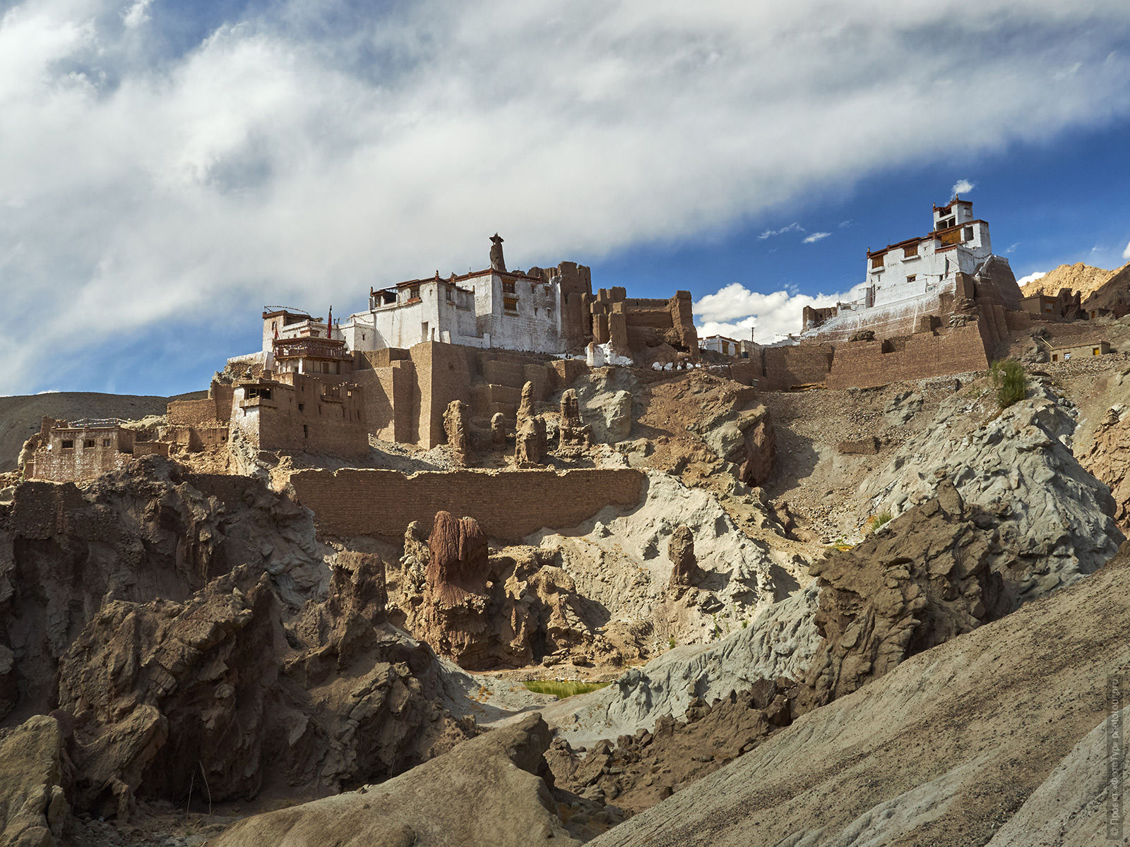 Reserve park of the monastery Basgo. Expedition Tibet Lake-2: Pangong, Tso Moriri, Tso Kar, Tso Startsapak, Leh-Manali highway.