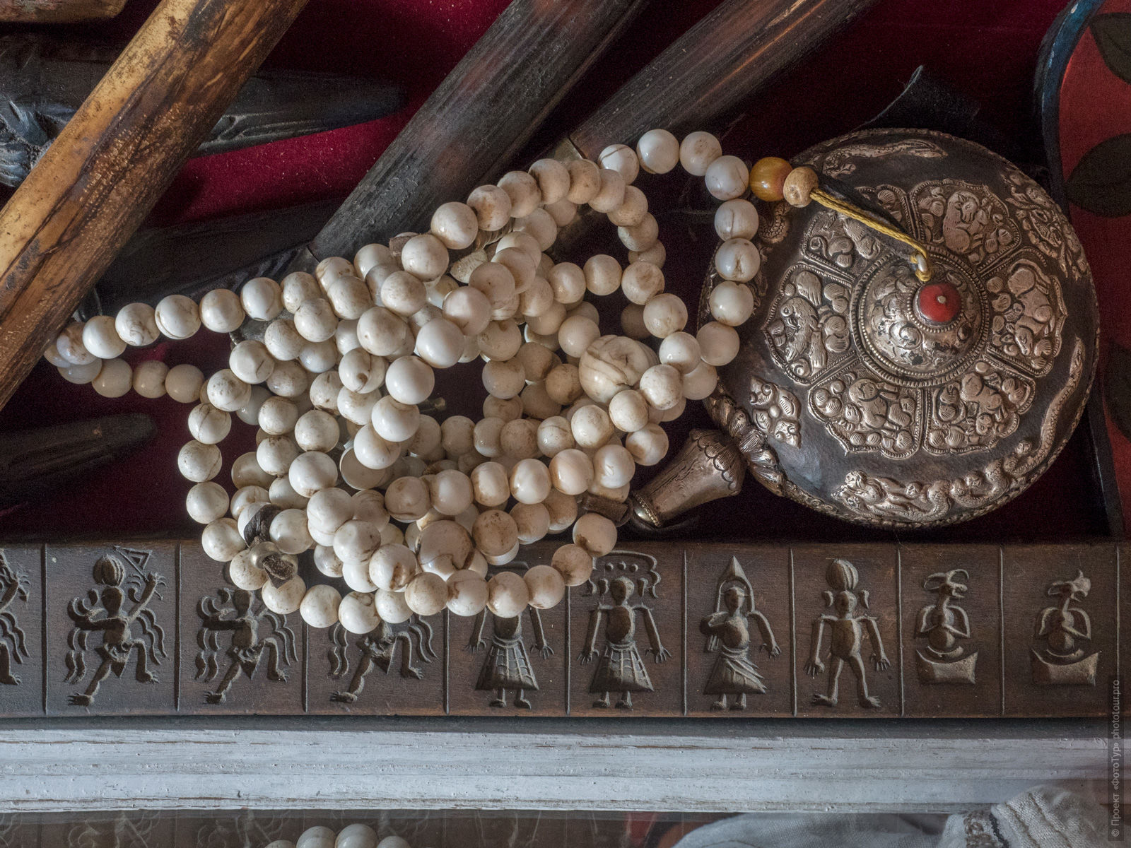 Ancient Tibetan decorations, Ladakh womens tour, August 31 - September 14, 2019.