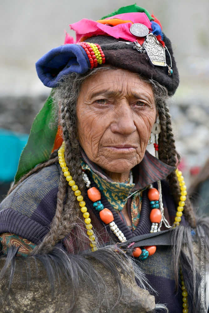Aryan woman DHA Khan. Tour Legends of Tibet: Ladakh, Lamayuru, Da Khan and Nubra, 19.09. - 28.09.2019.