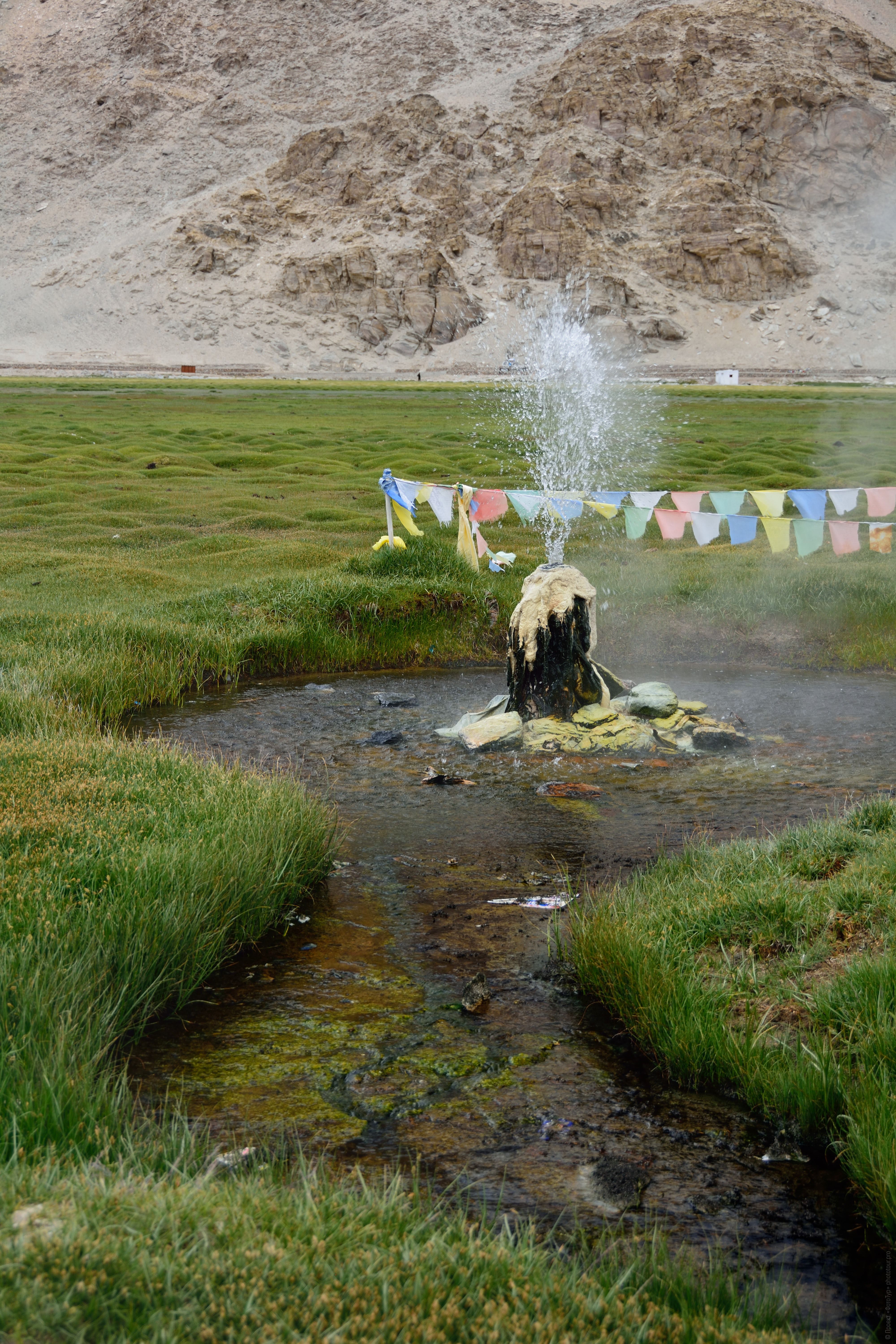 Red-hot geyser, Ladakh women's tour, August 31 - September 14, 2019.