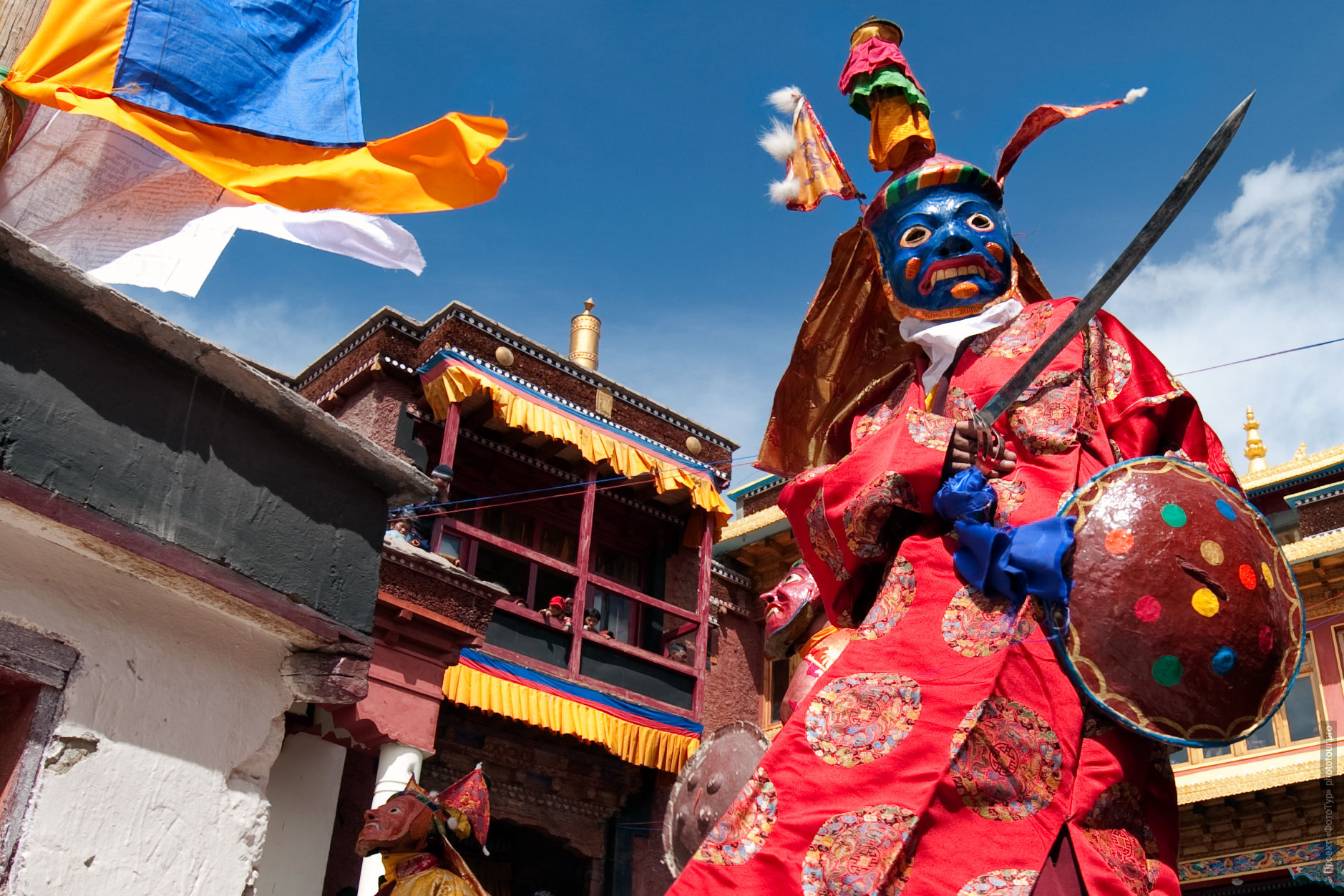 Dance Tsam in the monastery of Matho. Photo tour to Tibet for the Winter Mysteries in Ladakh, Stok and Matho monasteries, 01.03. - 03/10/2020