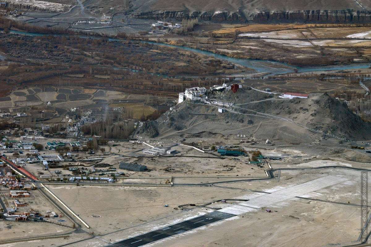 Runway in Leh, Ladakh tours, 2019.