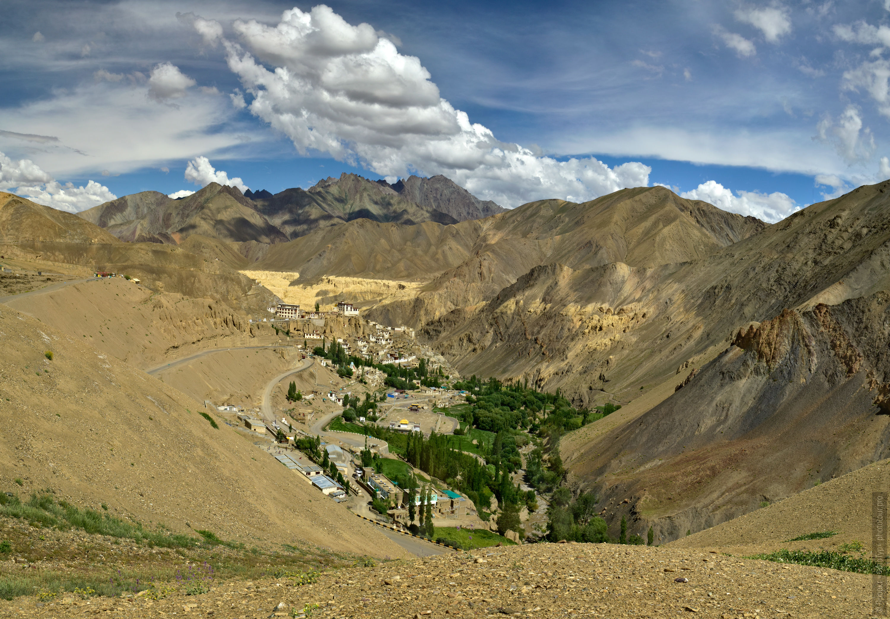 The village of Lamayuru. Budget photo tour Legends of Tibet: Zanskar, September 15 - September 26, 2021.