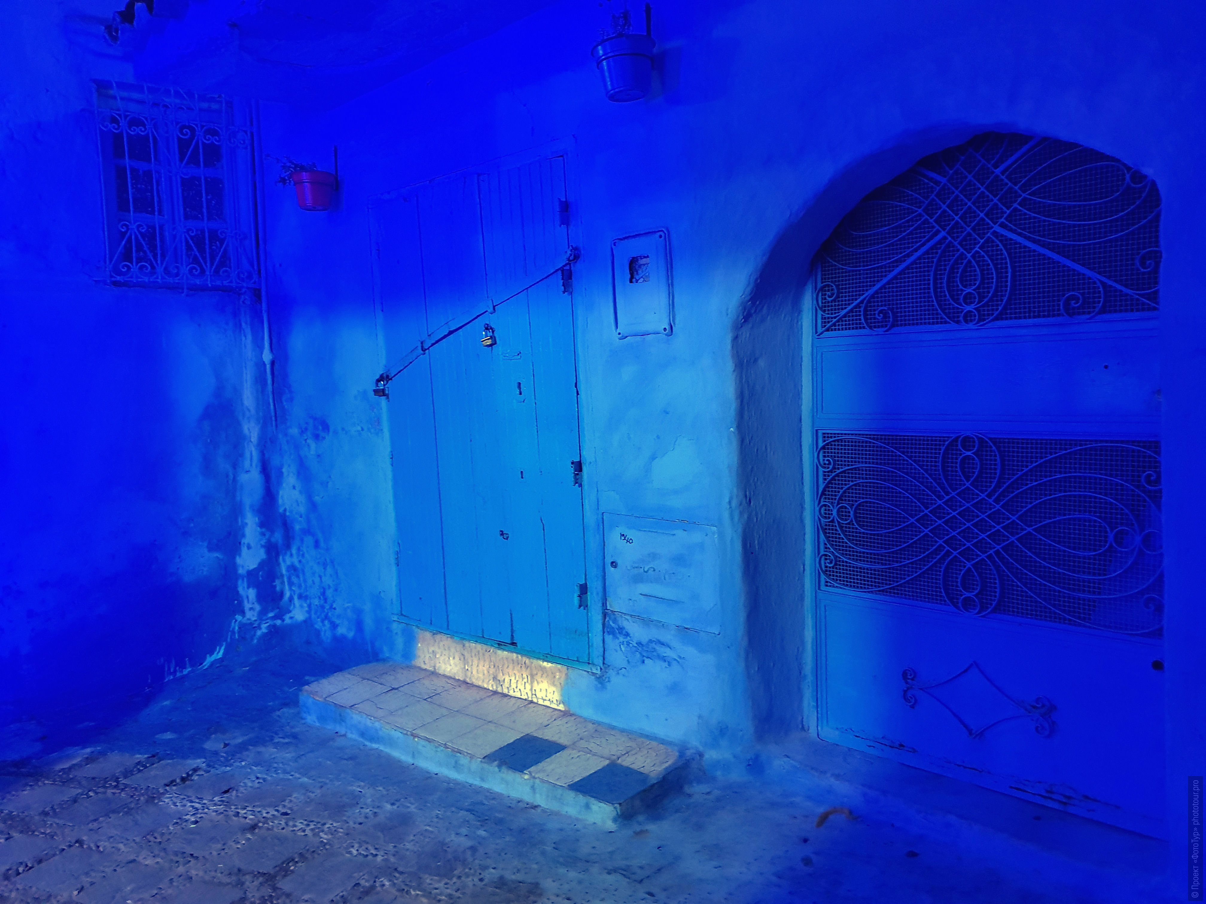 The blue of the medina of Chefchaouen, Morocco. Adventure photo tour: medina, cascades, sands and ports of Morocco, April 4 - 17, 2020.