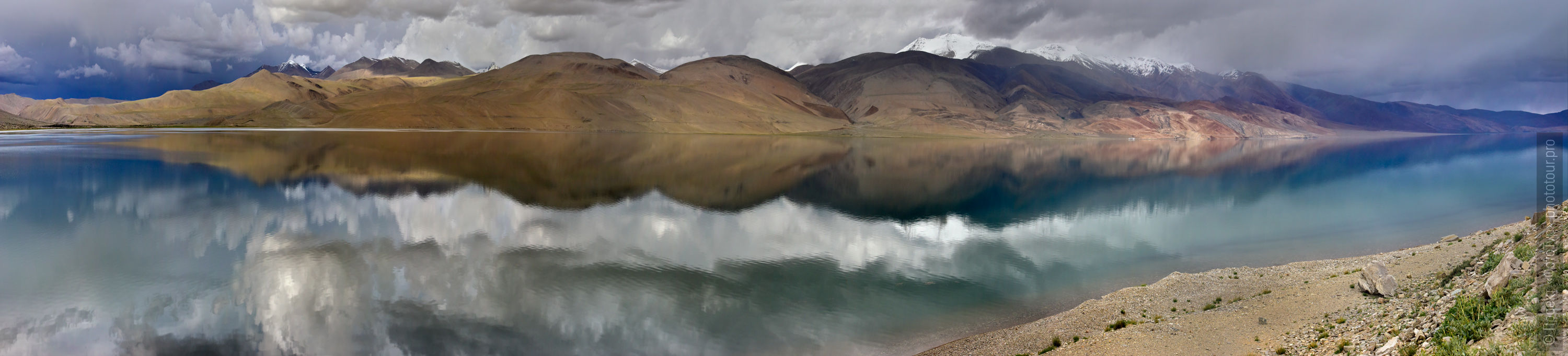 Sunset on Lake Tso Moriri, Ladakh Women's Tour, August 31 - September 14, 2019.