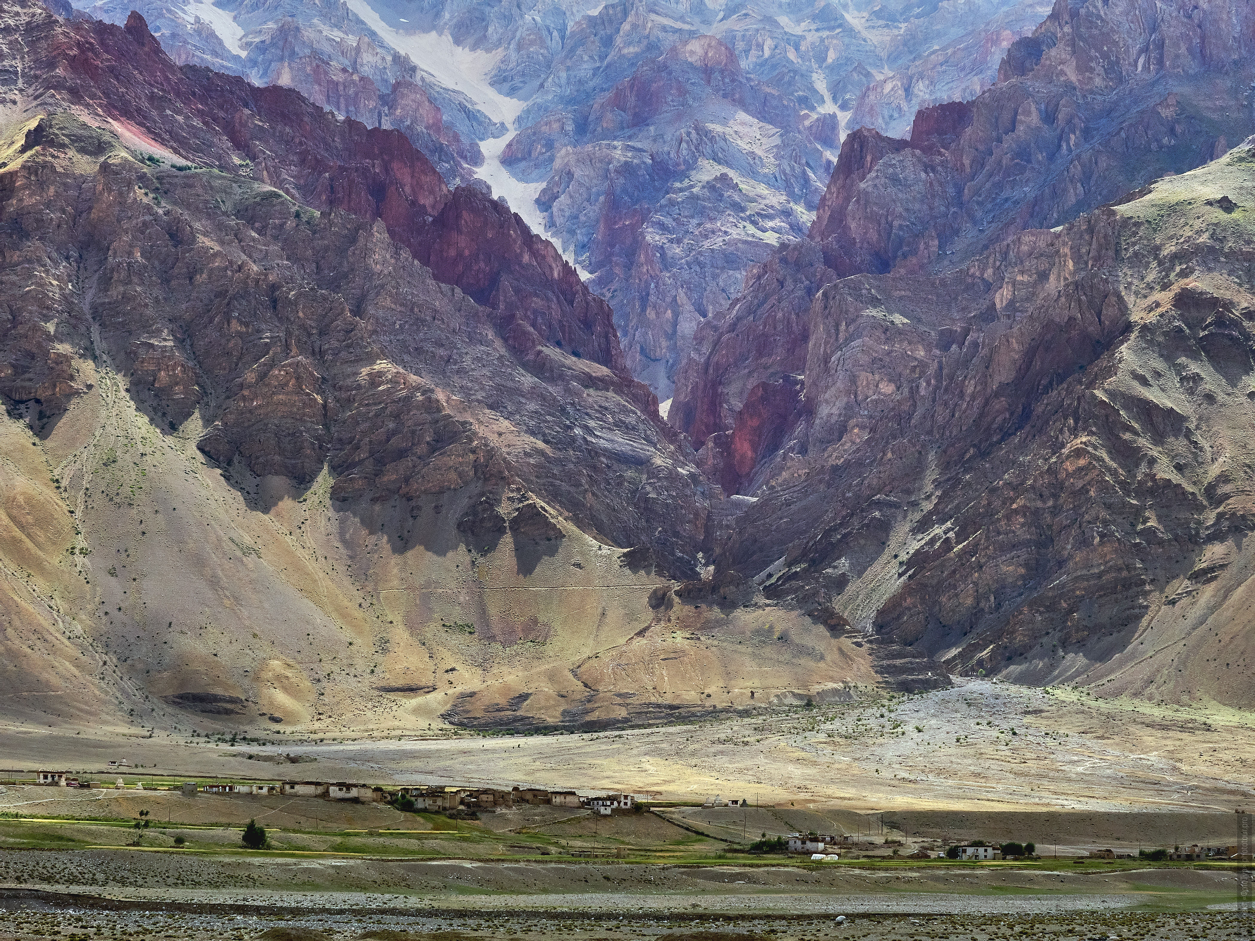 Stone mushrooms in the Zangla Valley. Budget photo tour Legends of Tibet: Zanskar, September 15 - September 26, 2021.