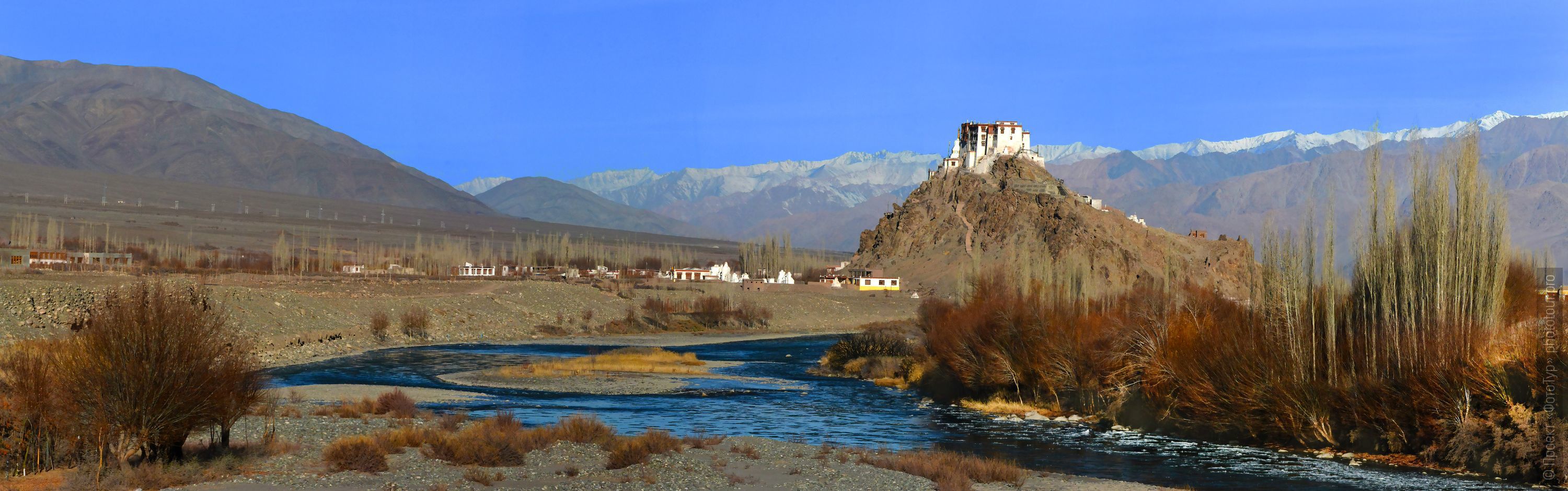 Buddhist monastery Stagna Gonpa, Hindu River Valley. Phototour Incredible Himalayas-2: Tsam dance at Tiksei monastery + Tso Moriri lake, Ladakh, Tibet, 11.11.-20.11.2020.