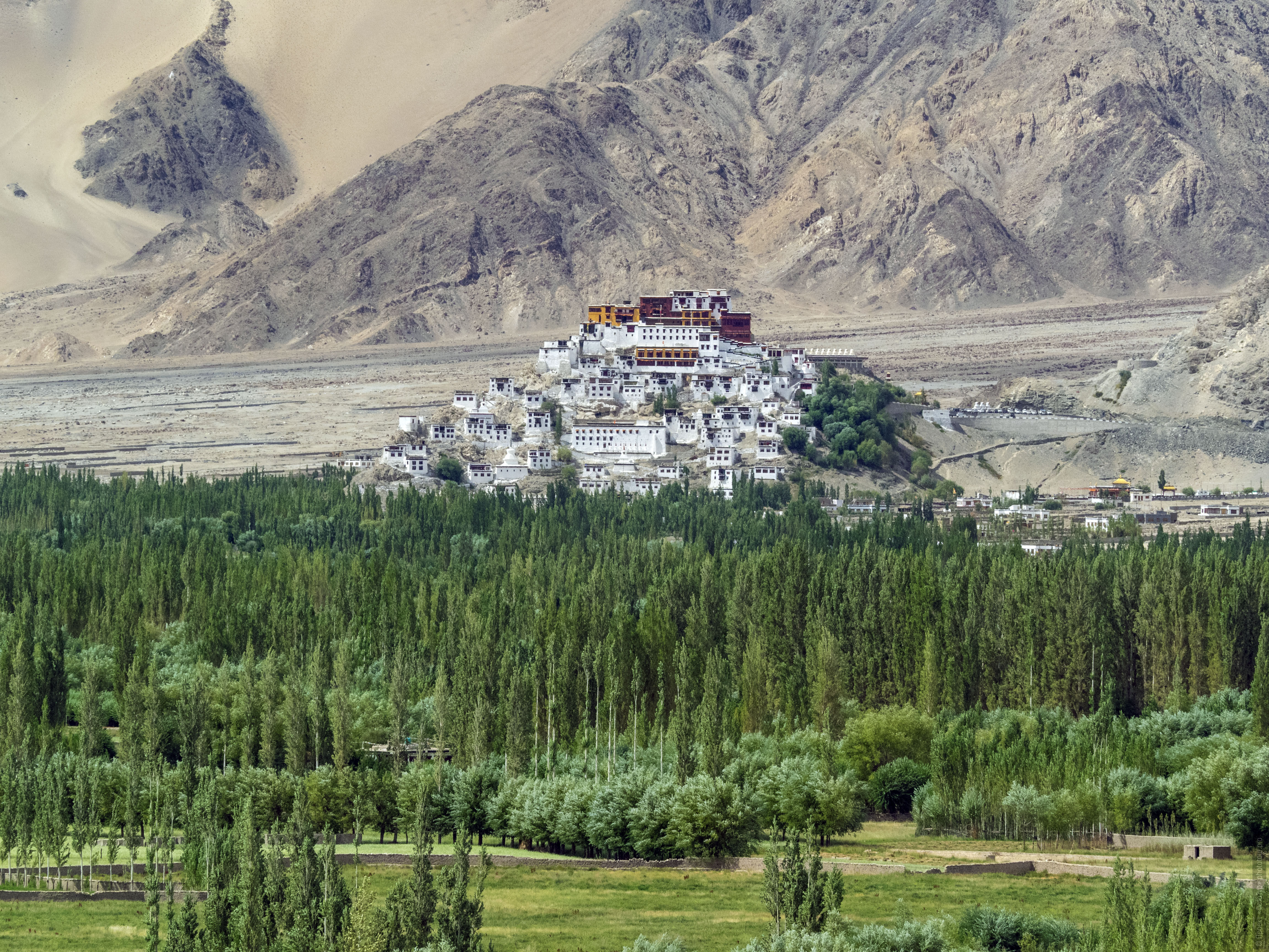 Monastery Tiksi. Ladakh Tour for women, travel and acquaintance with the culture of Tibetan matriarchy, August 31 - September 14, 2019.