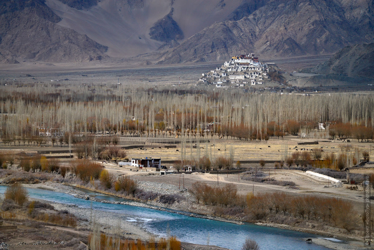 Buddhist monastery Tiksey Gonpa. Photo tour to Tibet for the Winter Mysteries in Ladakh, Stok and Matho monasteries, 01.03. - 03/10/2020