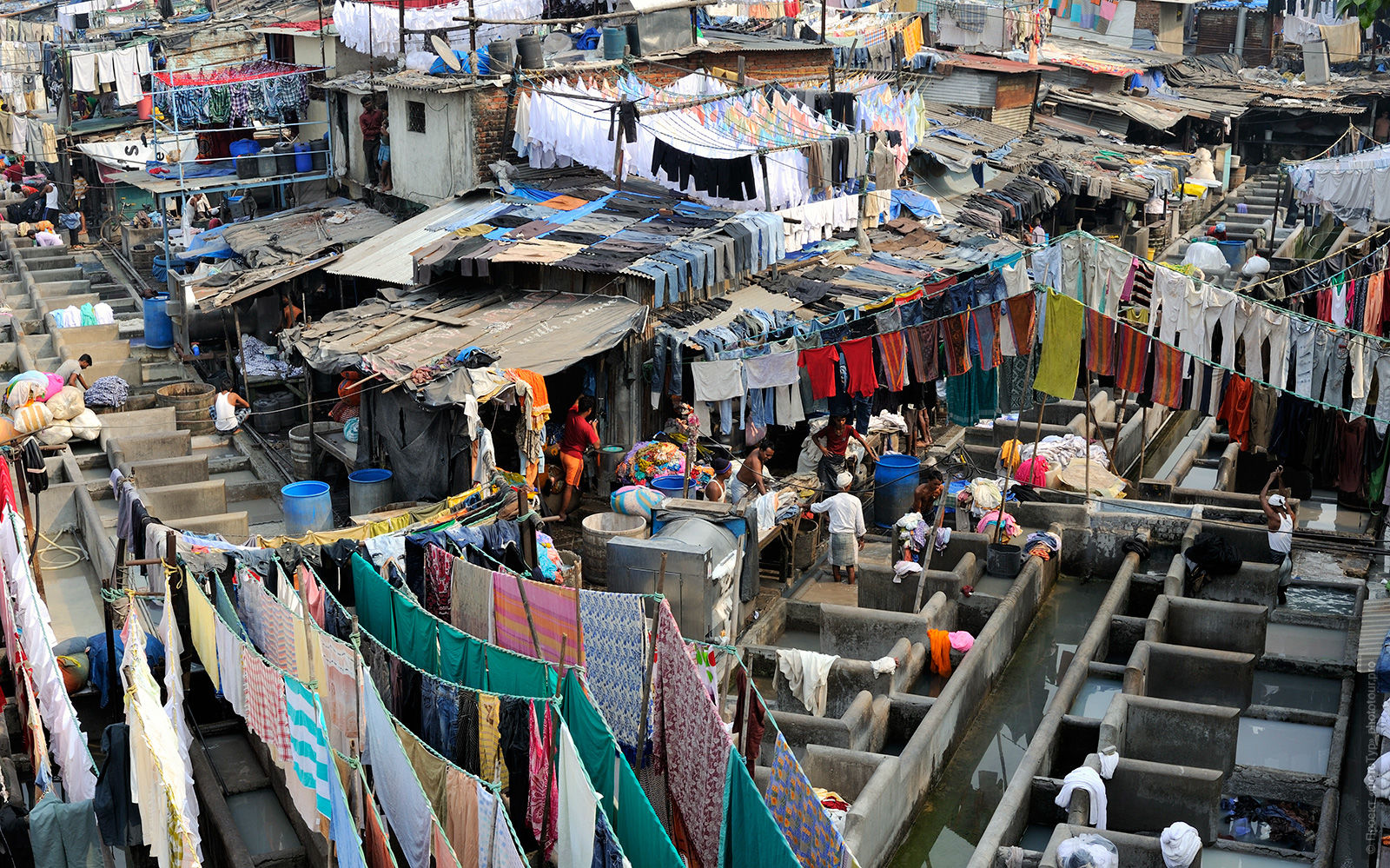 Excursion to the laundry room Dhobi Ghat, Delhi tour, September 2023.